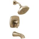 Two Handle Multi Function Bathtub & Shower Faucet in Champagne Bronze (Trim Only)