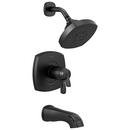 Two Handle Multi Function Bathtub & Shower Faucet in Matte Black (Trim Only)