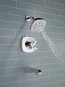 Delta Faucet Matte Black Two Handle Multi Function Bathtub & Shower Faucet (Trim Only) 