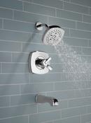 Delta Faucet Matte Black Two Handle Multi Function Bathtub & Shower Faucet (Trim Only) 