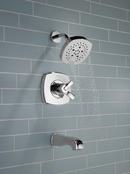 Delta Faucet Matte Black Two Handle Multi Function Bathtub & Shower Faucet (Trim Only) 