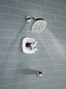 Delta Faucet Matte Black Two Handle Multi Function Bathtub & Shower Faucet (Trim Only) 