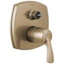 Pressure Balancing Valve Trim in Champagne Bronze (Handle Sold Separately)