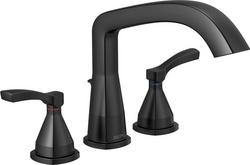 Two Handle Roman Tub Faucet in Matte Black (Trim Only)