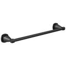 Delta Faucet Matte Black 18 in. Towel Bar 