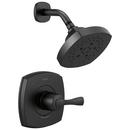 Single Handle Multi Function Shower Faucet in Matte Black (Trim Only)