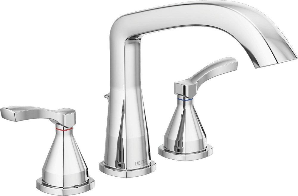 Delta Faucet Chrome Two Handle Roman Tub Faucet Trim 