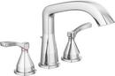 Delta Faucet Chrome Two Handle Roman Tub Faucet Trim 