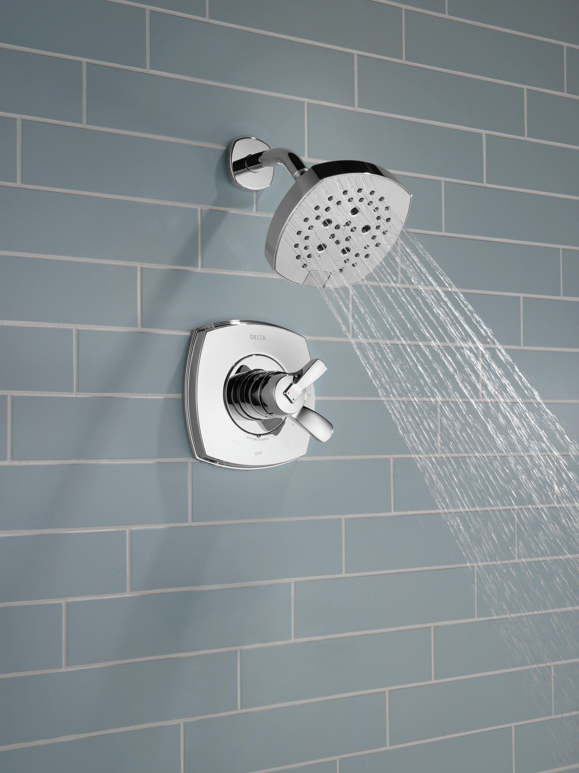 Delta Faucet Brilliance Champagne Bronze Single Handle Multi Function Shower Faucet (Trim Only) 