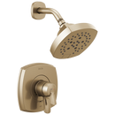 Delta Faucet Brilliance Champagne Bronze Single Handle Multi Function Shower Faucet (Trim Only) 