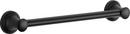Delta Faucet Matte Black 18 in. Grab Bar 