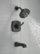 Delta Faucet Matte Black Single Handle Multi Function Bathtub & Shower Faucet (Trim Only) 