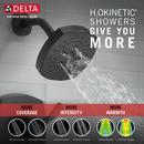 Delta Faucet Matte Black Single Handle Multi Function Bathtub & Shower Faucet (Trim Only) 