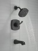 Delta Faucet Matte Black Single Handle Multi Function Bathtub & Shower Faucet (Trim Only) 
