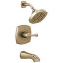 Single Handle Multi Function Bathtub & Shower Faucet in Champagne Bronze (Trim Only)