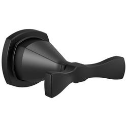 2-Hook Robe Hook in Matte Black