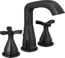 Delta Faucet Matte Black Two Handle Widespread Bathroom Sink Faucet 
