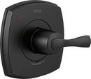 Delta Faucet Matte Black Single Handle Single Function Shower Faucet Trim Only 