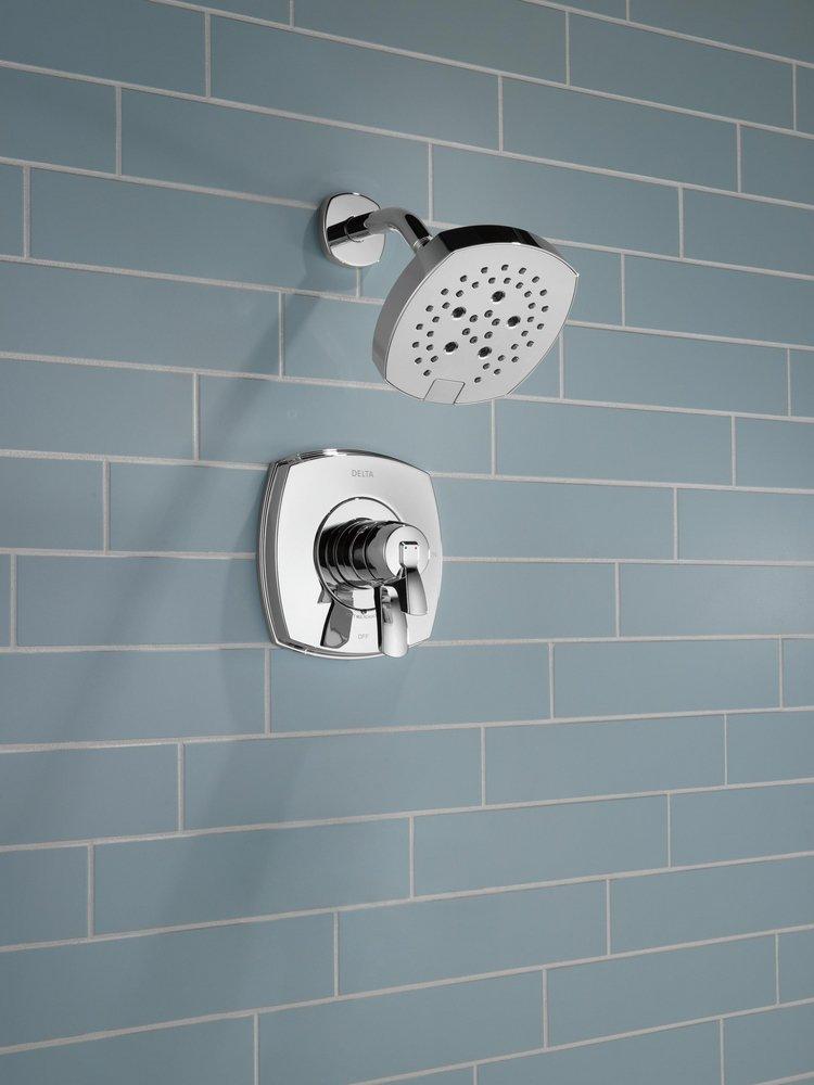 Delta Faucet Matte Black Single Handle Multi Function Shower Faucet (Trim Only) 