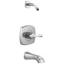 Two Handle Single Function Bathtub & Shower Faucet in Chrome (Trim Only)