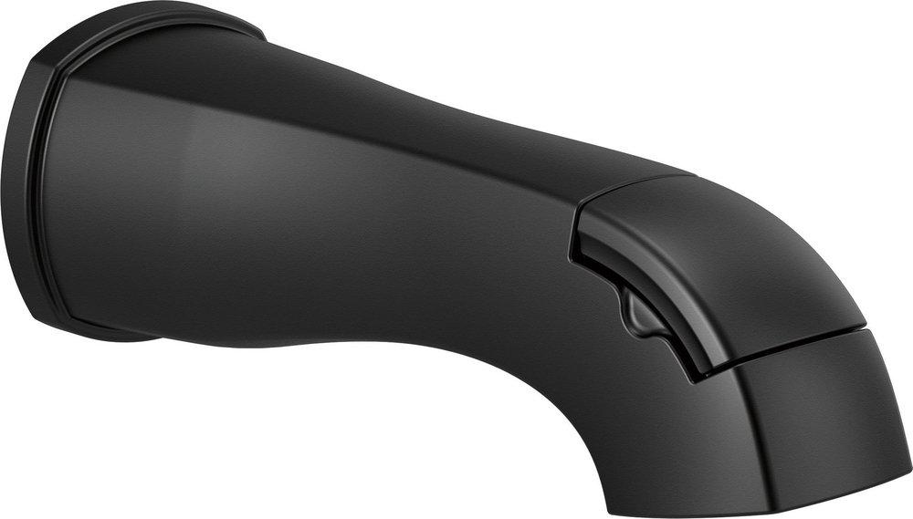 Delta Faucet Matte Black 1/2 in. Metal Tub Spout 