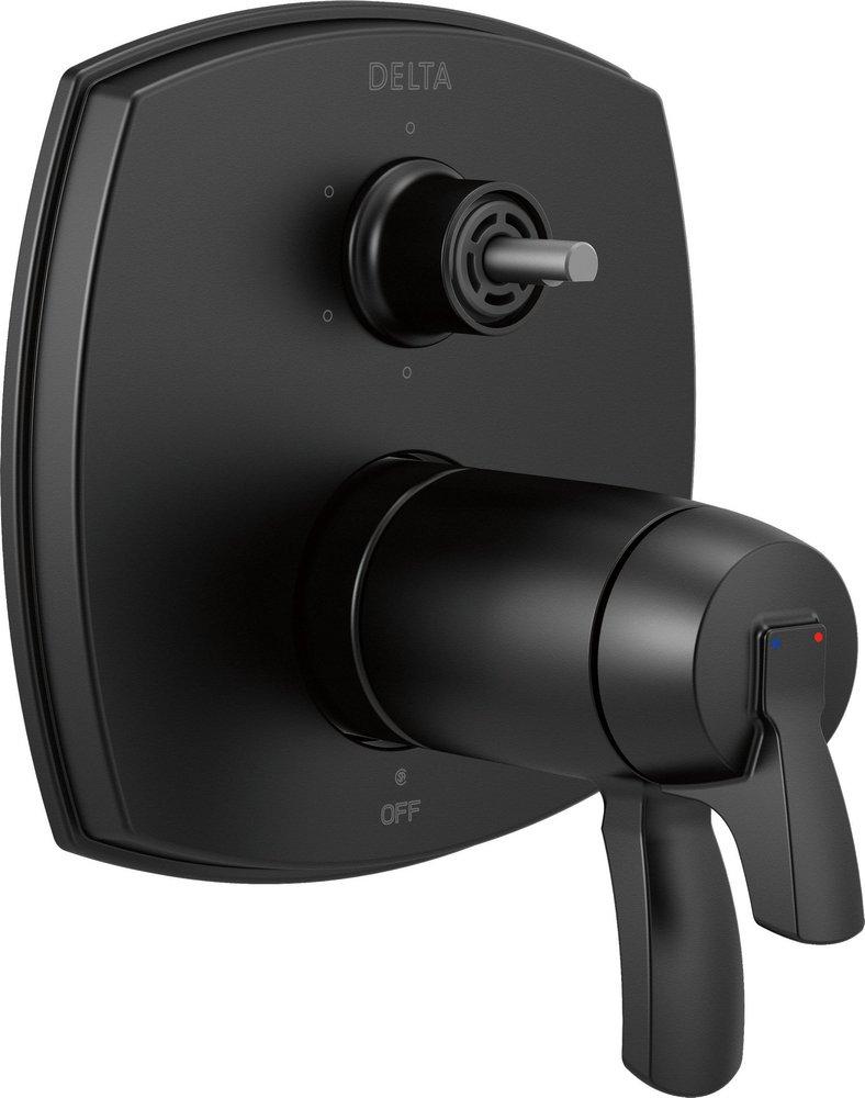 Delta Faucet Matte Black Thermostatic Valve Trim 