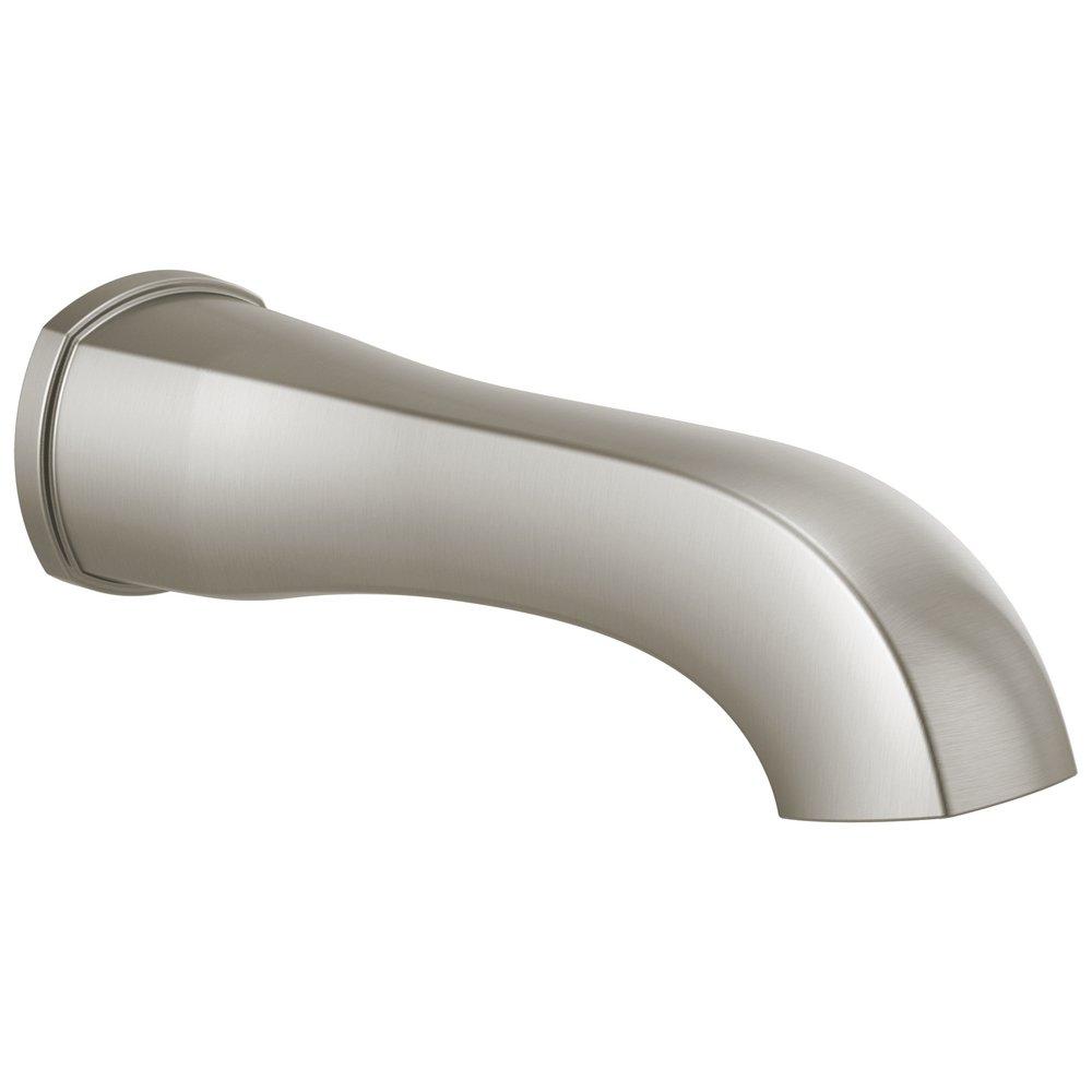 Delta Faucet Stainless Durable Metal Non-diverter Tub Spout 