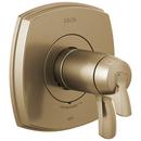 Two Handle Thermostatic Valve Trim in Champagne Bronze