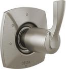 Delta Faucet Brilliance&reg; Stainless 3 Setting Single Handle Zinc Diverter Trim 