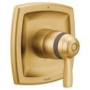 Single Handle Thermostatic Valve Trim in Brushed Gold