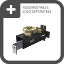 Moen Matte Black Single Handle Lever Floor Mount Filler 