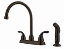Two Handle Kitchen Faucet in Tuscan Bronze