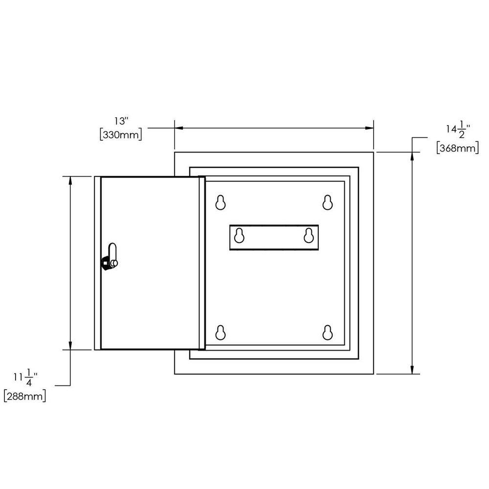 Speakman Cabinet for Safe-T-Zone STW-370 Mixing Valve 