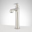 Single Handle Vessel Filler Bathroom Sink Faucet in Brushed Nickel