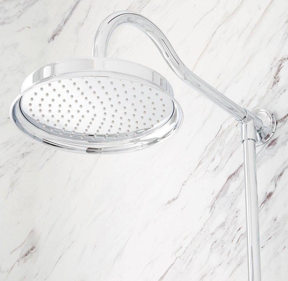 COOPER THERMOSTATIC EXPOSED PIPE SHOWER WITH HAND SHOWER - CHROME 