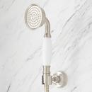 COOPER THERMOSTATIC EXPOSED PIPE SHOWER WITH HAND SHOWER - BRUSHED NICKEL 