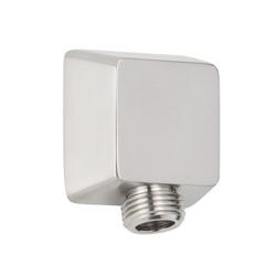 Square Wall Supply Elbow in Brushed Nickel