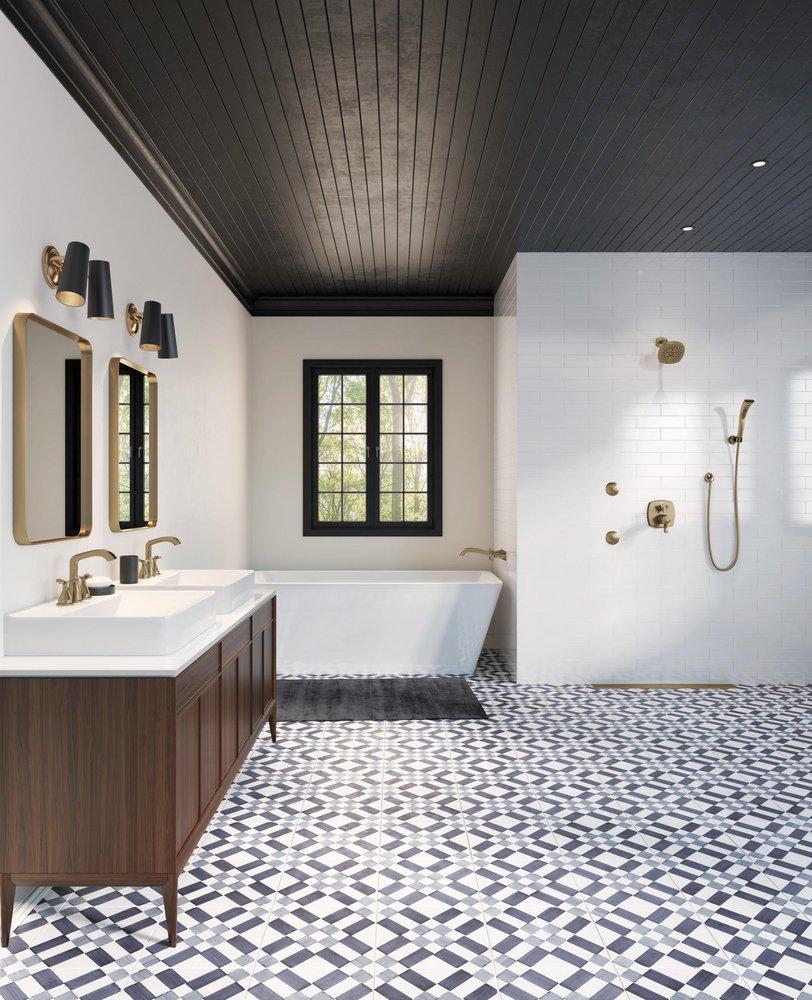 Delta Faucet Champagne Bronze Shower Flange 