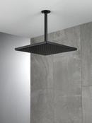 Delta Faucet Matte Black Single Function Rain Showerhead 