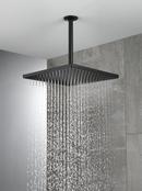 Delta Faucet Matte Black Single Function Rain Showerhead 