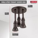 Delta Faucet Venetian Bronze Single Rain Showerhead 