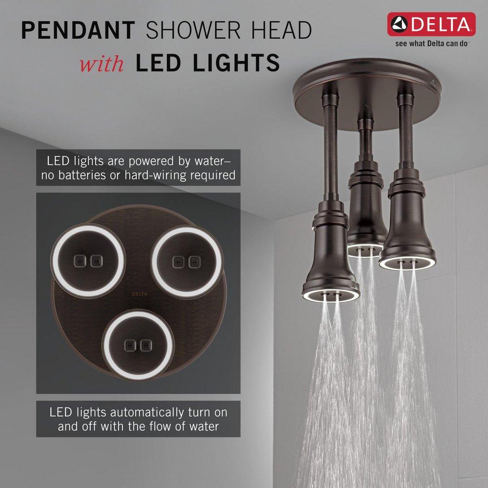 Delta Faucet Venetian Bronze Single Rain Showerhead 