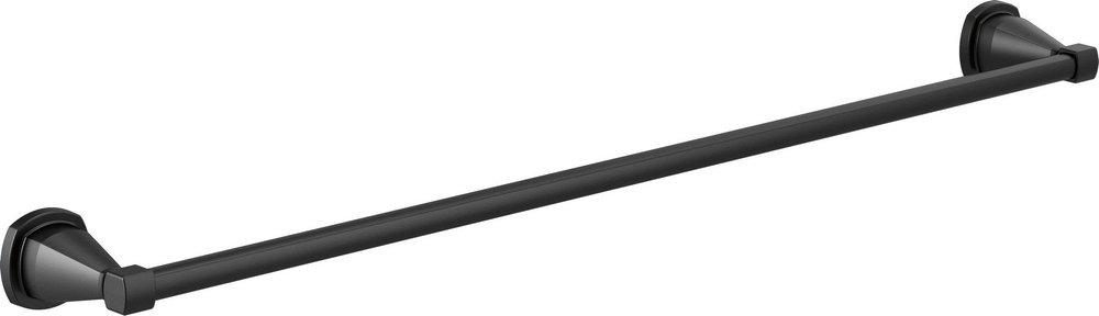 Delta Faucet Matte Black 30 in. Towel Bar 