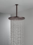 Delta Faucet Matte Black Single Function Soft Rain Showerhead 