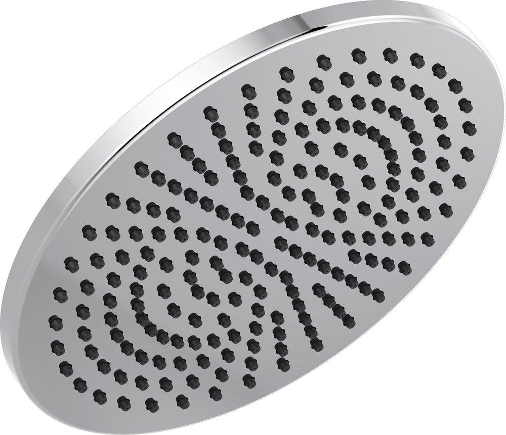 Delta Faucet Chrome Single Function Soft Rain Showerhead 