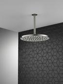 Delta Faucet Matte Black Single Function Rain Showerhead 