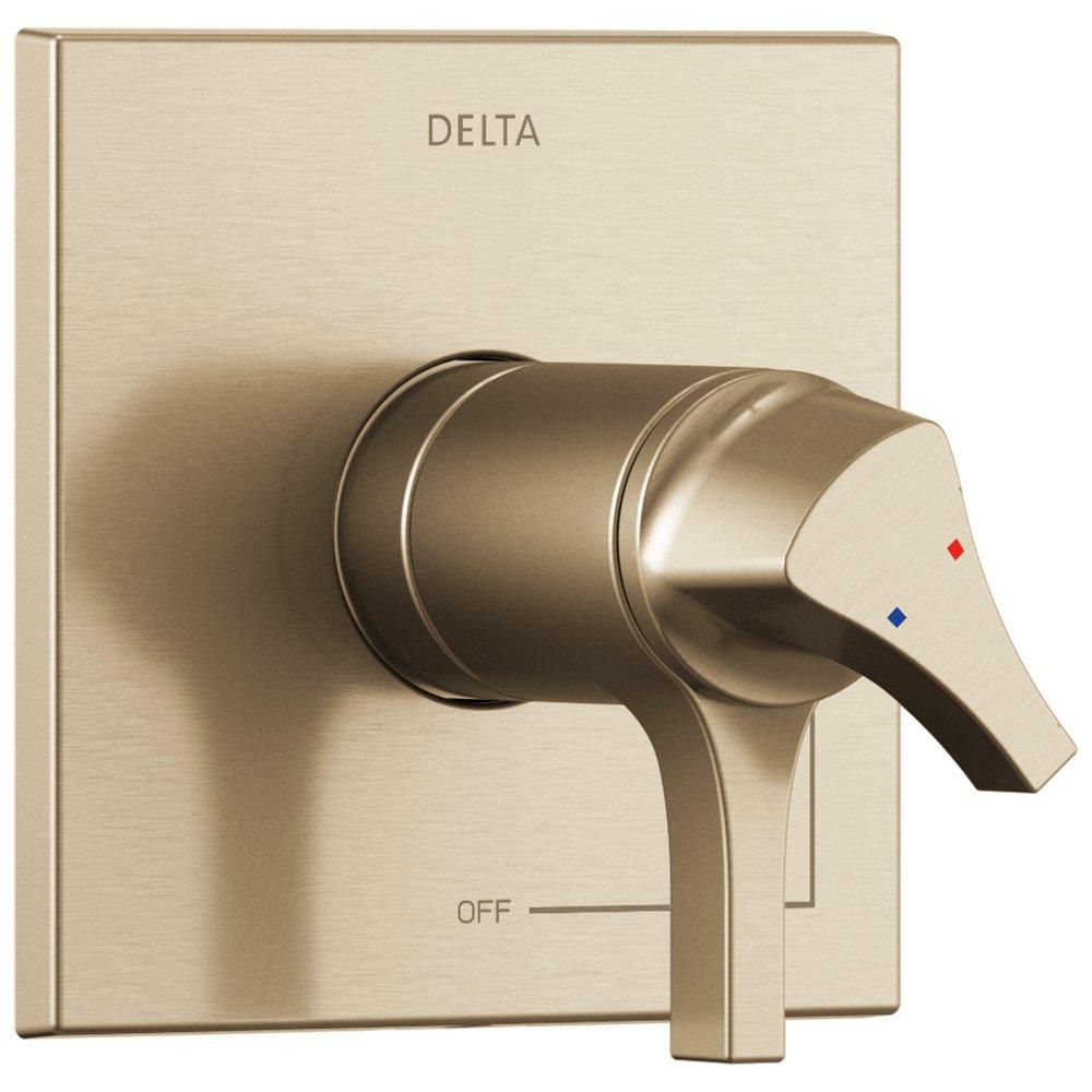 Delta Faucet Brilliance&reg; Champagne Bronze Two Handle Bathtub & Shower Faucet (Trim Only) 