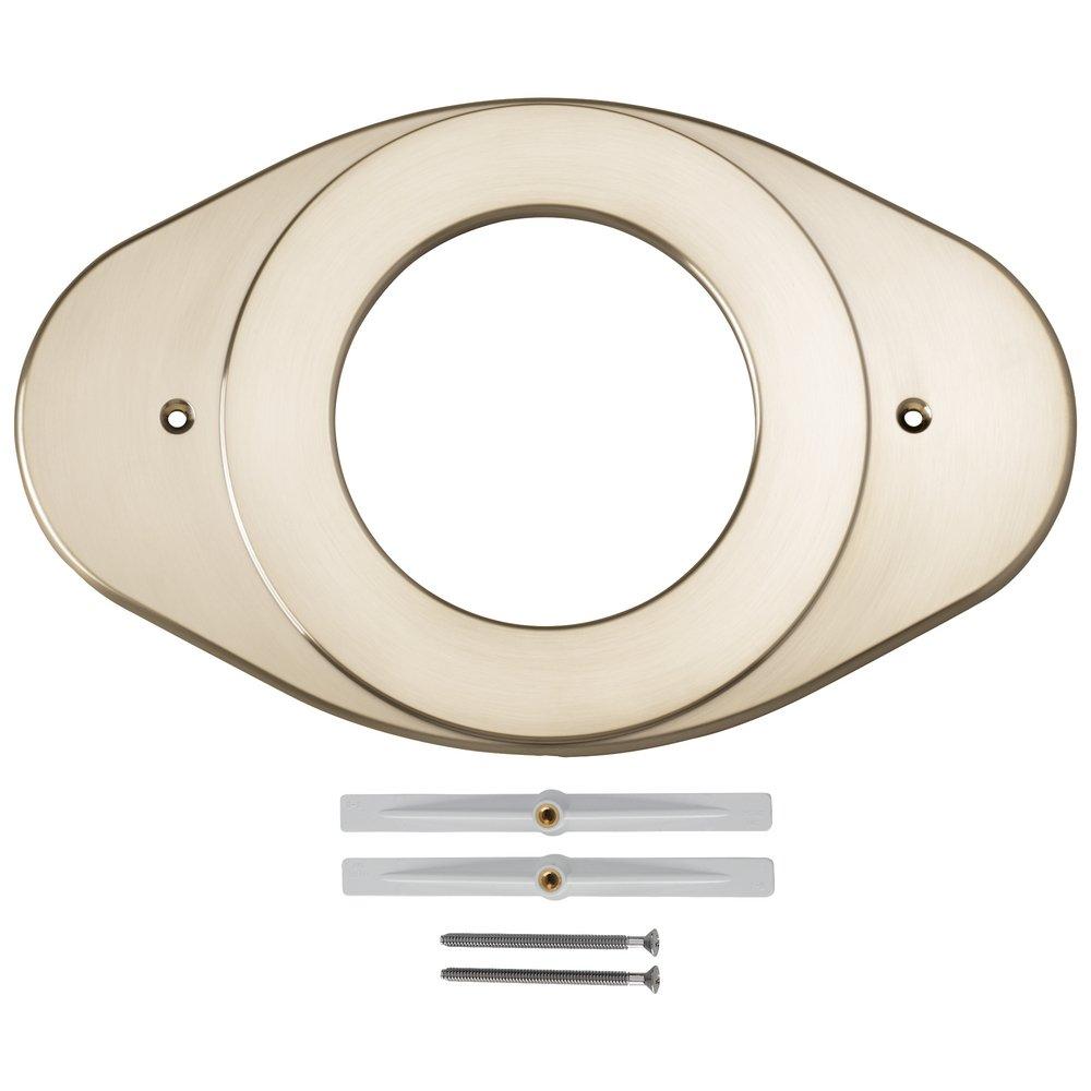 Delta Faucet Champagne Bronze 5-1/8 in. Brass Escutcheon 