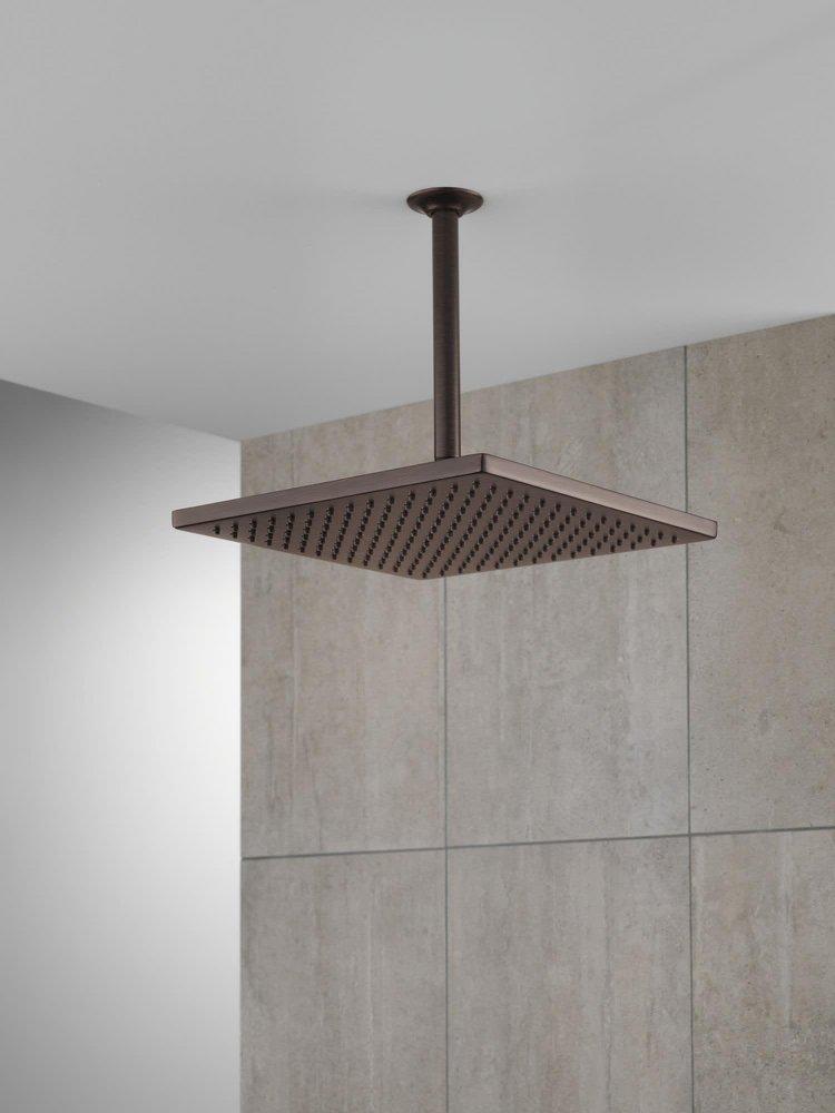 Delta Faucet Brilliance Champagne Bronze Single Function Rain Showerhead 
