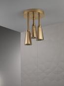 Delta Faucet Brilliance Champagne Bronze Single Function H2Okinetic&reg; PowerDrench&trade; Spray Showerhead 